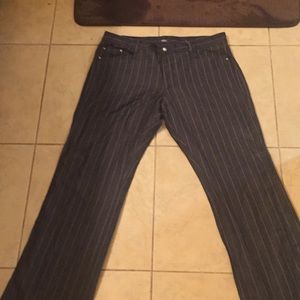 Versace striped jeans